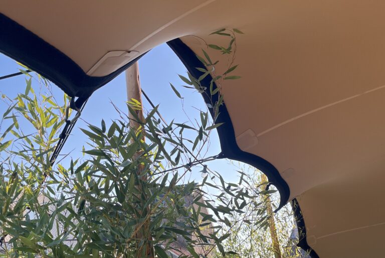 Nomadik stretchtent detail