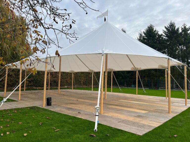 Sailcloth met vlonder vloer