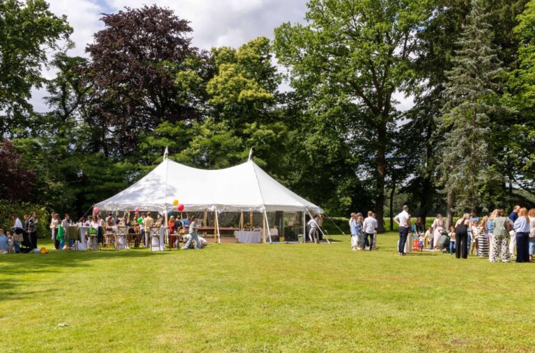 sailcloth 10x16m tent huren met zijwanden